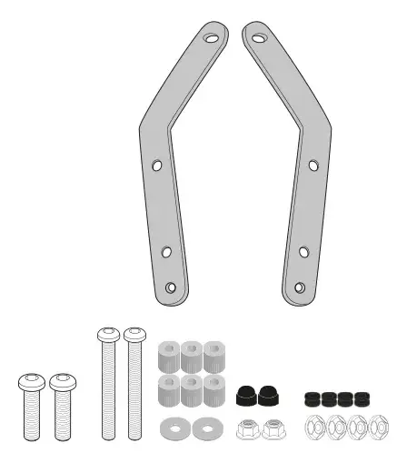 Kit Anclaje Parabrisa Givi Kymco Xciting S400i (18-24)